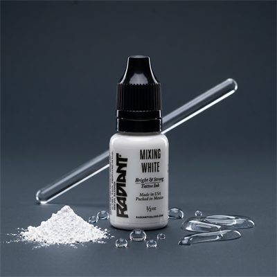 Radiant Colors Mixing White Beyaz Dövme Boyası 0,5oz - 15ml