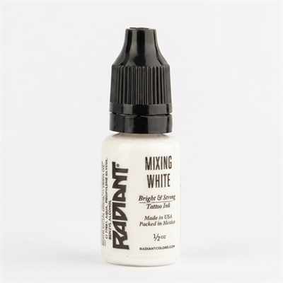 Radiant Colors Mixing White Beyaz Dövme Boyası 0,5oz - 15ml