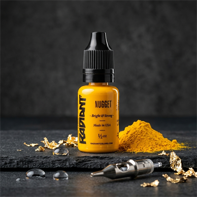 Radiant Colors Nugget Sarı Dövme Boyası 0,5oz - 15ml