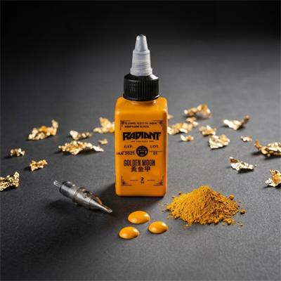 Radiant Colors Orient Ching Golden Moon Dövme Boyası 2oz - 60 ml