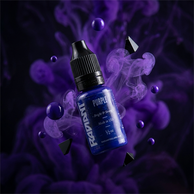 Radiant Colors Purple Mor Dövme Boyası 0,5oz - 15ml