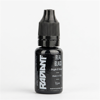 Radiant Colors Real Black Siyah Dövme Boyası 1/2oz - 15ml