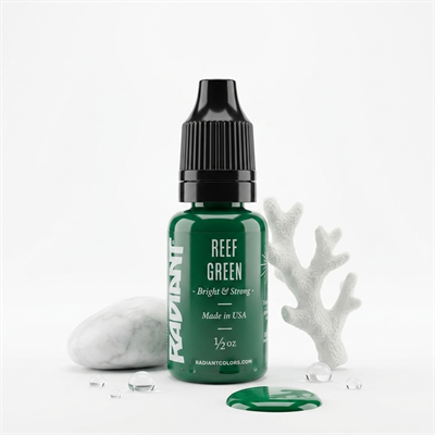 Radiant Colors Reef Green Koyu Yeşil Dövme Boyası 0,5oz - 15ml