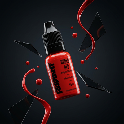 Radiant Colors Rodeo Red Kırmızı Dövme Boyası 1/2oz - 15ml