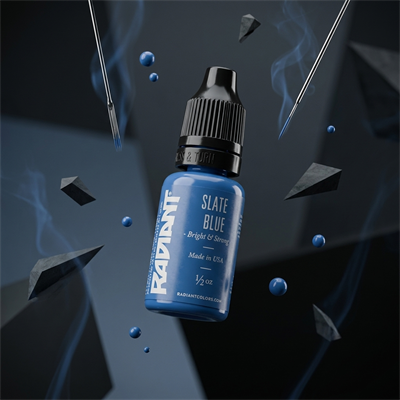Radiant Colors Slate Blue Mavi Dövme Boyası 0,5oz - 15ml