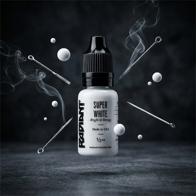 Radiant Colors Super White Beyaz Dövme Boyası 1/2oz - 15ml
