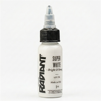 Radiant Colors Super White Beyaz Dövme Boyası 1oz - 30ml