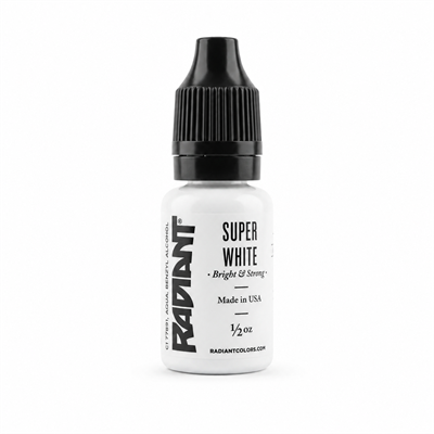 Radiant Colors Super White Beyaz Dövme Boyası 1/2oz - 15ml
