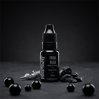 Radiant Colors Tribal Black Siyah Dövme Boyası 0,5oz - 15ml