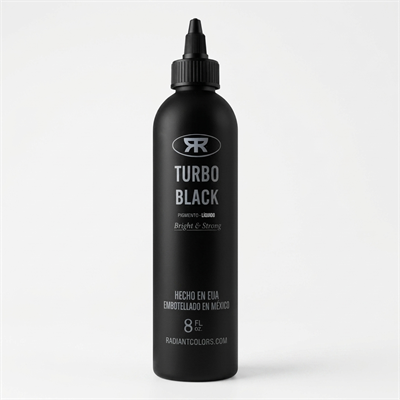 Radiant Colors Turbo Black Siyah Dövme Boyası 8oz - 240ml