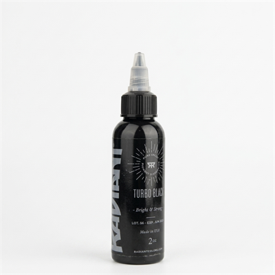 Radiant Colors Turbo Black Siyah Dövme Boyası 2oz - 60ml