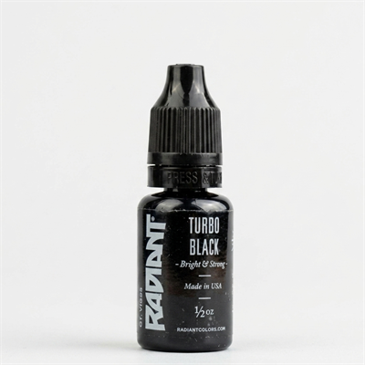 Radiant Colors Turbo Black Siyah Dövme Boyası 0,5oz - 15ml