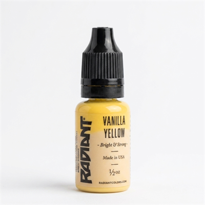 Radiant Colors Vanilla Yellow Pastel Sarı Dövme Boyası 0,5oz - 15ml