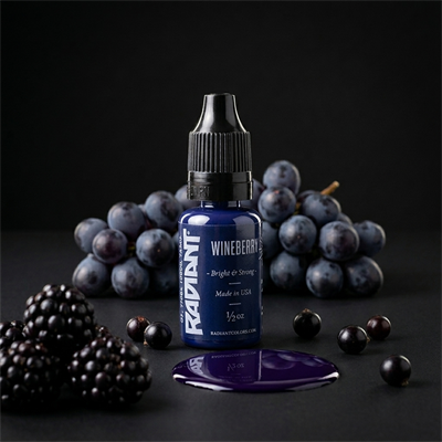 Radiant Colors Wineberry Koyu Mor Dövme Boyası 0,5oz - 15ml