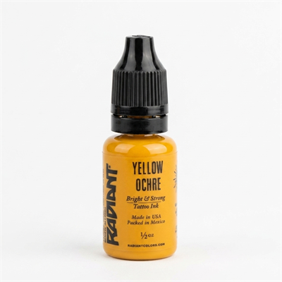 Radiant Colors Yellow Ochre Sarı Dövme Boyası 0,5oz - 15ml