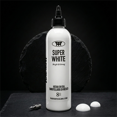 Radiant Tattoo Super White Beyaz Dövme Boyası 8oz / 240ml