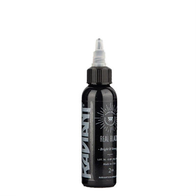 Radiant Colors Real Black Dövme Boyası 2oz (60 ml)