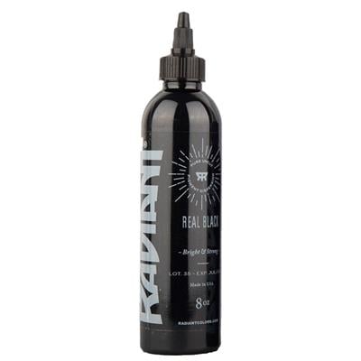 Real Black - Radiant Tattoo Dövme Boyası - 8oz/240ml