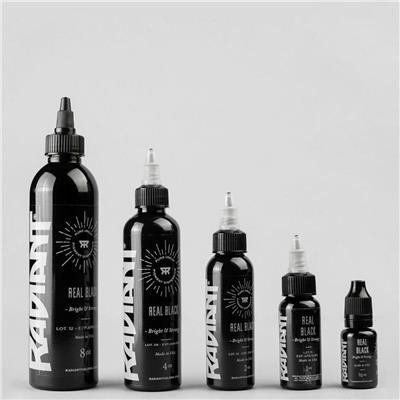 Radiant Colors Real Black Dövme Boyası 8oz (240 ml)