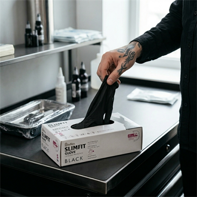 Reflex Siyah Small Dövme Eldiveni 100 Adet