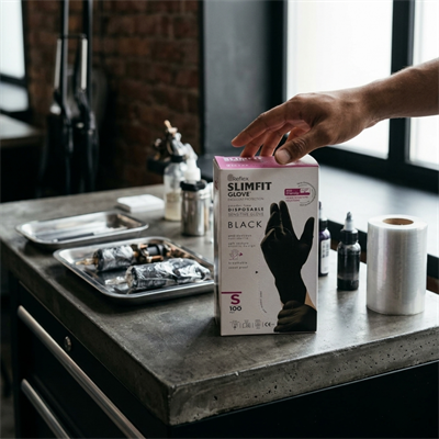 Reflex Siyah Small Dövme Eldiveni 100 Adet