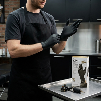 Reflex Siyah X-Large Dövme Eldiveni 100 Adet