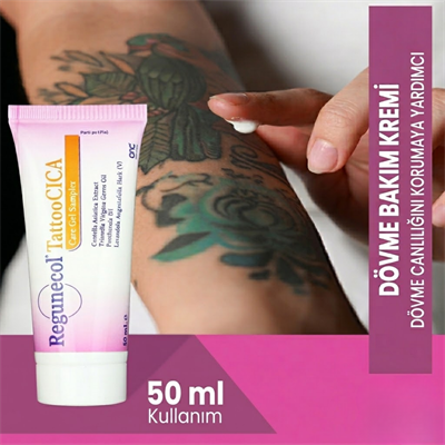 Regunecol Tattoo CICA Dövme Sonrası Cilt Bakım Jeli – 50 ml