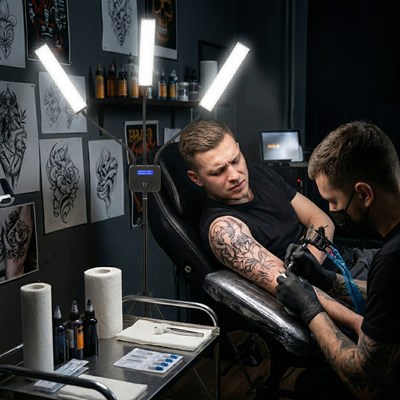 Ringo 3 Kollu Esnek Sedye Işığı 90 Watt - Ekranlı