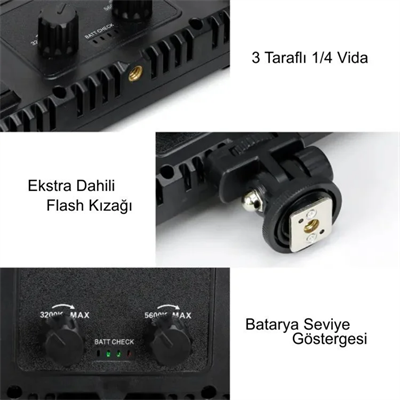 Ringo U800 Bi-Color LED Panel Işık 50W