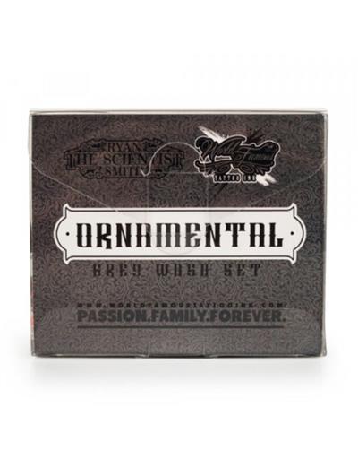 Ryan Smith Ornamental  4lü Dövme Boyası Seti - World Famous Ink Dövme Boyası - 1oz/30ml