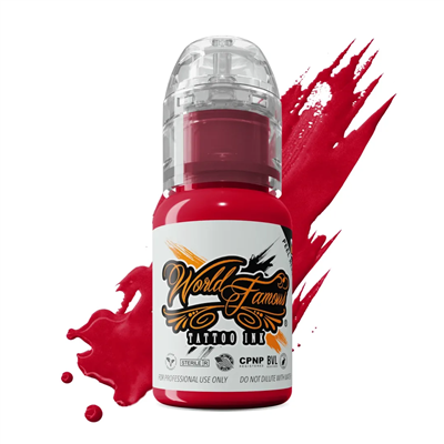 Samuel OReilly Red - World Famous Ink Dövme Boyası - 1/2oz/15ml
