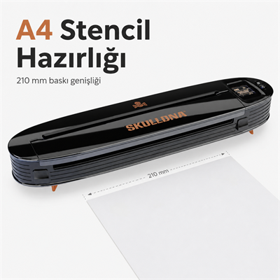 SKULLDNA SP30 Kablosuz A4 Termal Stencil Yazıcı Bluetooth USB