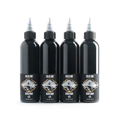 Solid Ink - Horitomo 4 Bottle Sumi Set - 4oz/120ml