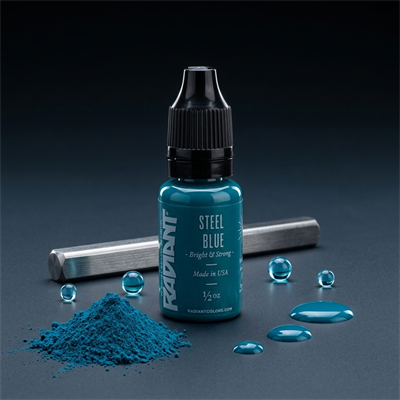 Radiant Colors Steel Blue Mavi Dövme Boyası 1/2oz - 15ml