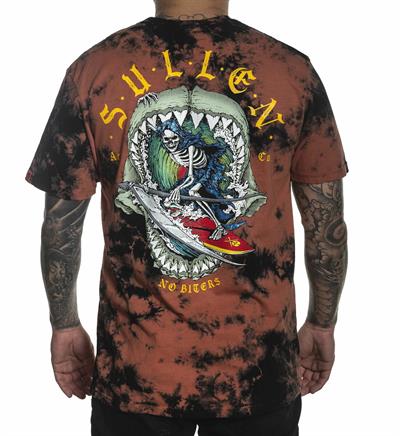 Sullen Kısa Kollu T-Shirt Standart LARGE DESENLi TURUNCU