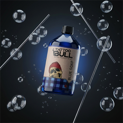 TattooBull Blue Soap Vegan Dövme Temizleme Solüsyonu 500 ml