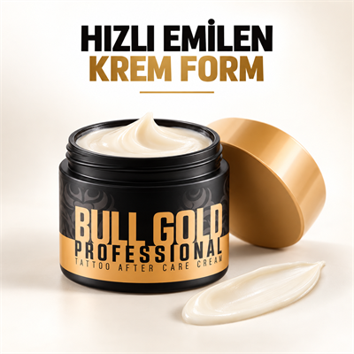 TattooBull Gold Professional Dövme Sonrası Bakım Kremi