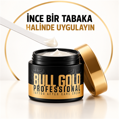 TattooBull Gold Professional Dövme Sonrası Bakım Kremi