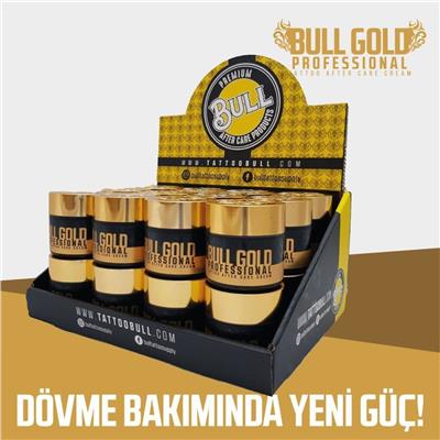 TattooBull Gold Professional Tattoo After Care Cream 24lü - Tattoobull Bakım Kremi