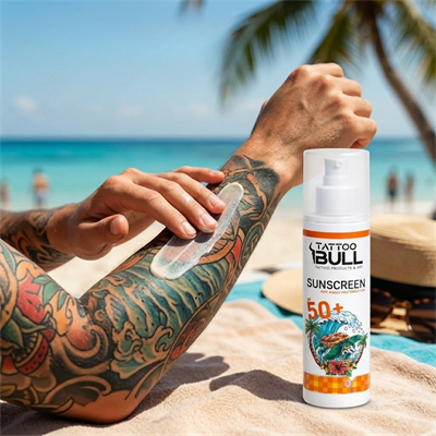 TattooBull Güneş Kremi 100 ml Dövme ve Cilt Koruyucu SPF Krem