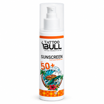 TattooBull Güneş Kremi 100 ml Dövme ve Cilt Koruyucu SPF Krem
