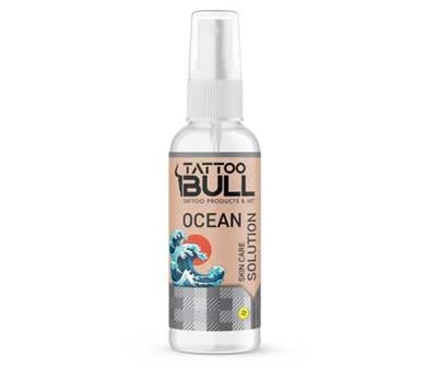 TattooBull Ocean Solution Piercing Solüsyonu - 35li Stand - (50 ML)
