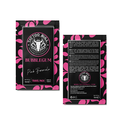 TattooBull Pink Formula Glide 10 ml - BUBBLE GUM KOKULU Şaset 60Lı Kutu