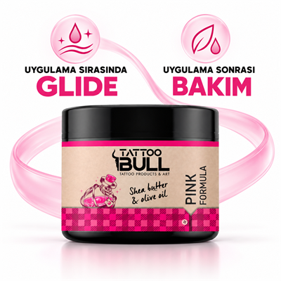 TattooBull Pink Formula Glide 250 ml – BUBBLE GUM KOKULU