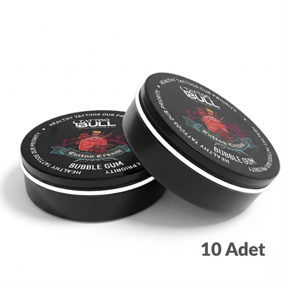 TattooBull Professional Tattoo Bubblegum Glide 50 ml 10lu Koli - Dövme Bakım