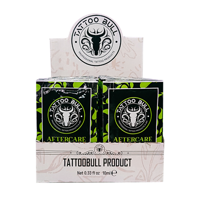 TattooBull Tattoo Aftercare Vegan 10 ml - Şaset Dövme Bakım Kremi 60Lı Kutu