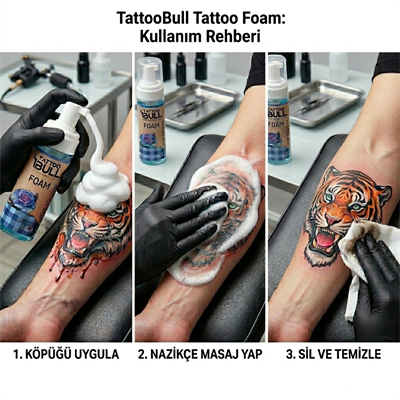 TattooBull Tattoo Foam - Dövme Temizleme Köpüğü 150 ml