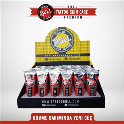 TattooBull Tattoo Skin Care 30ml (1 Koli-30Adet) - Tattoobull Bakım Kremi