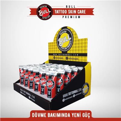 TattooBull Tattoo Skin Care 30ml (1 Koli-30Adet) - Tattoobull Bakım Kremi