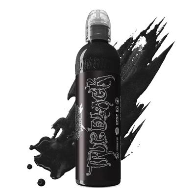 True Black - World Famous Ink Dövme Boyası - 4oz/120ml